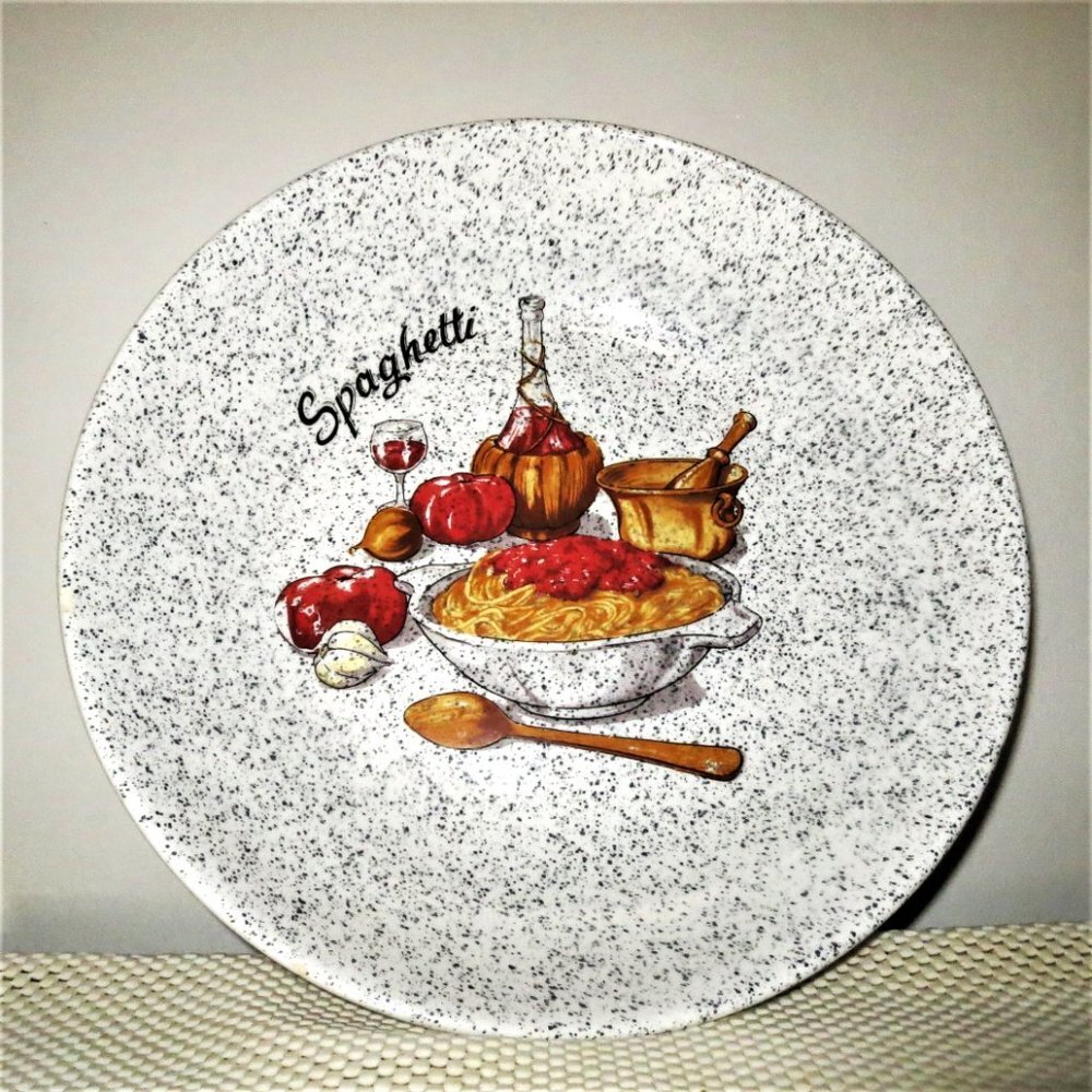 Made in Italy Large Pasta Salad Serving Bowl Ceramic White 12 3/4 inches